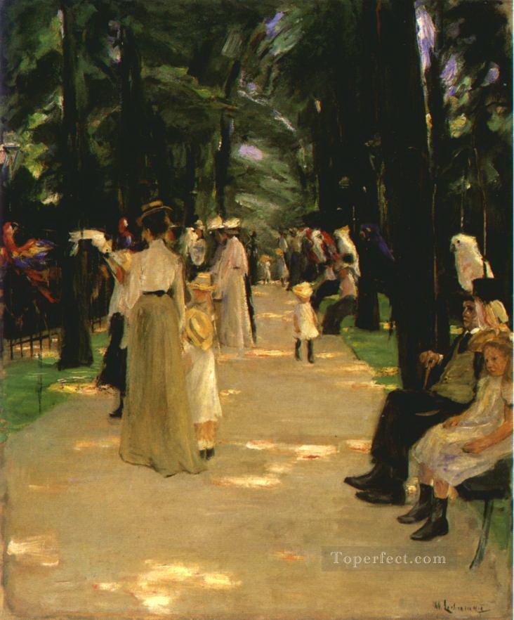 Avenida de los loros 1902 Max Liebermann Impresionismo alemán Pintura al óleo